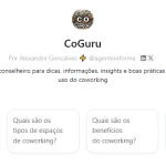 conselhos para usar o coworking gpt